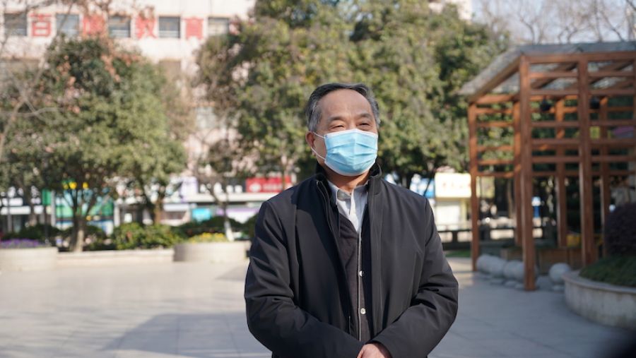 蕭山區(qū)慈善總會(huì)會(huì)長(zhǎng)汪柏遂發(fā)表致辭.JPG